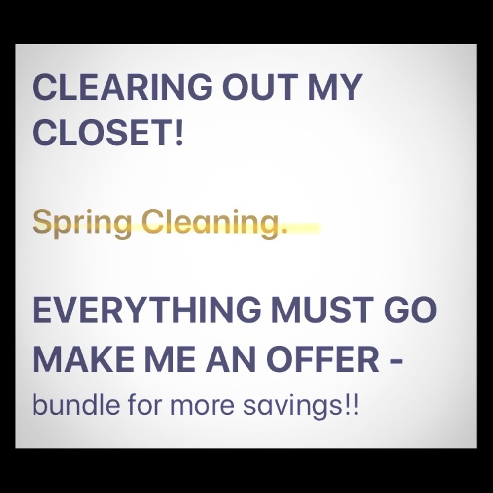CLEARING OUT CLOSET